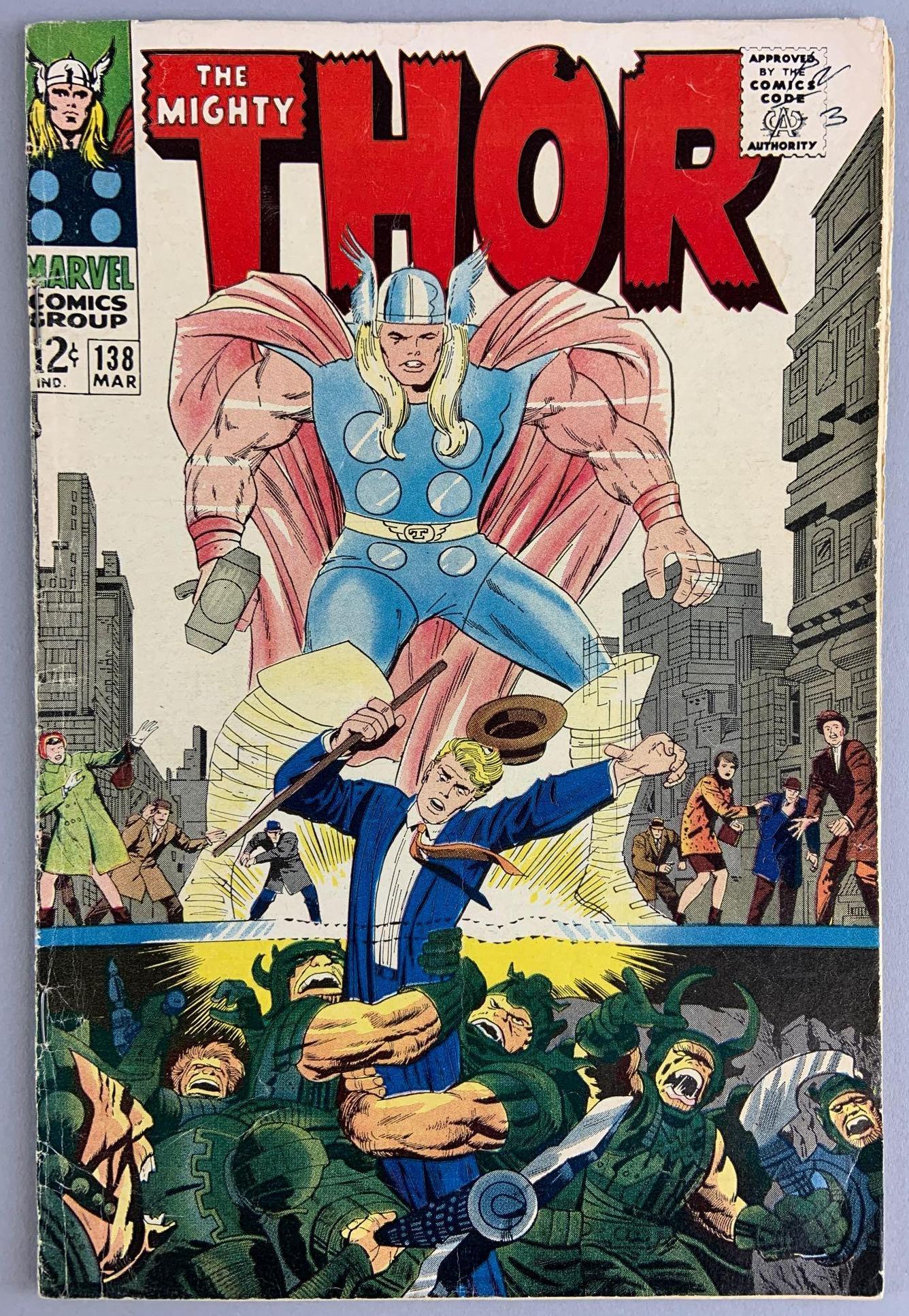 Marvel Comics The Mighty Thor No. 138 Comic Book (1 of 8)