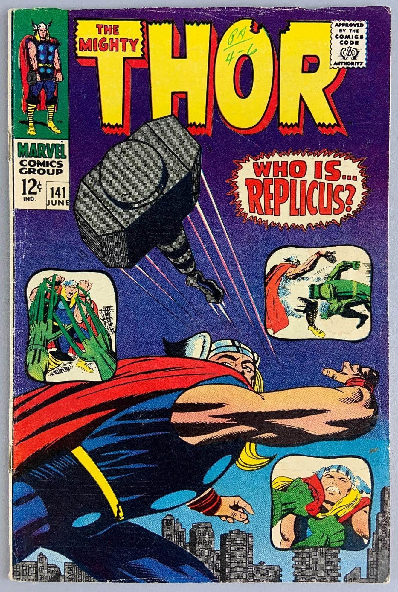 Marvel Comics The Mighty Thor No. 141 Comic Book (1 of 8)