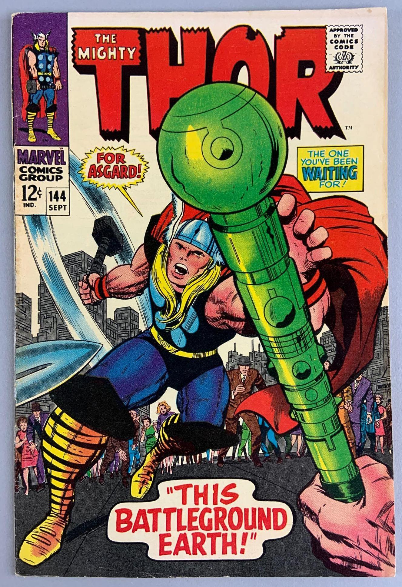 Marvel Comics The Mighty Thor No. 144 Comic Book (1 of 7)