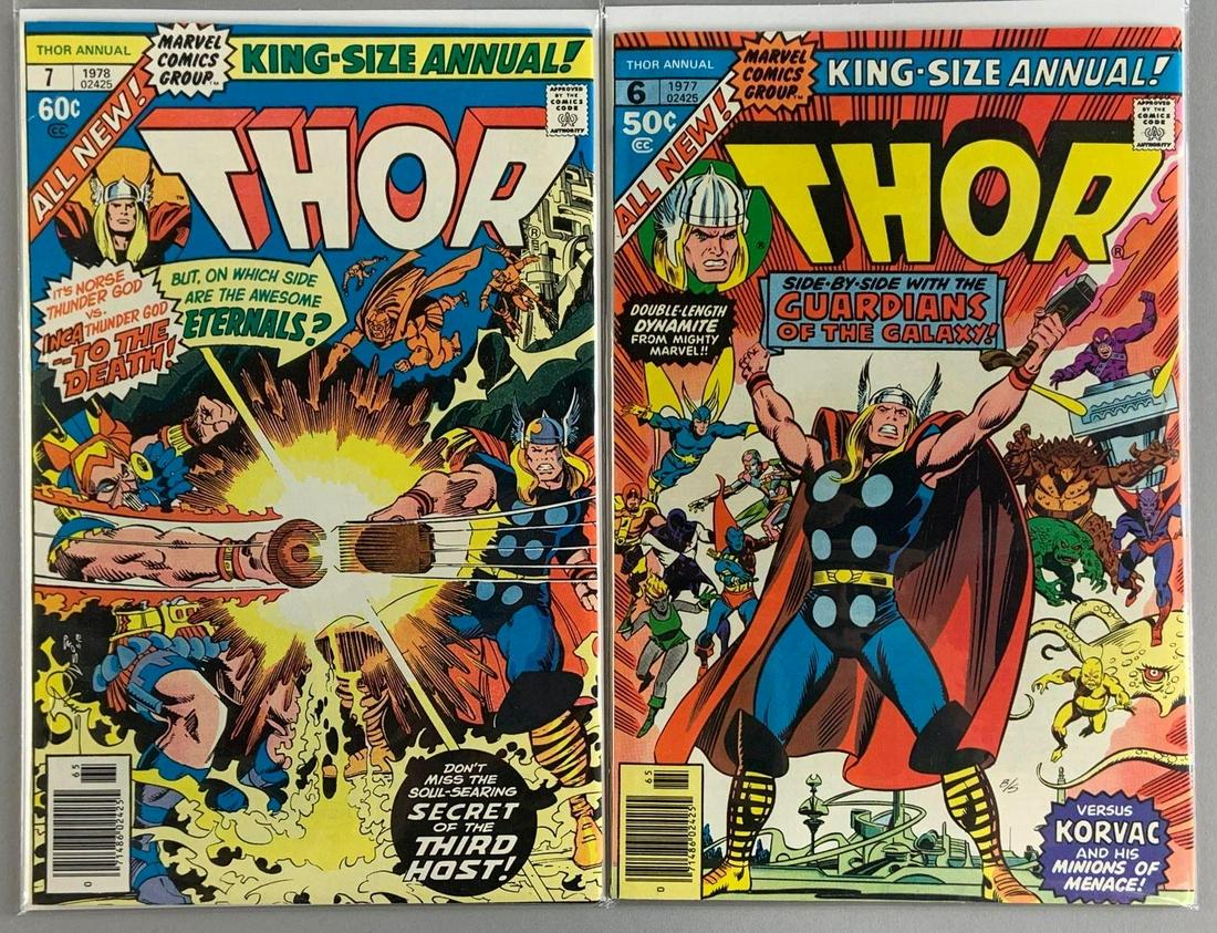 Group of 2 Marvel Comics Thor King Size Annual Comic (1 of 3)