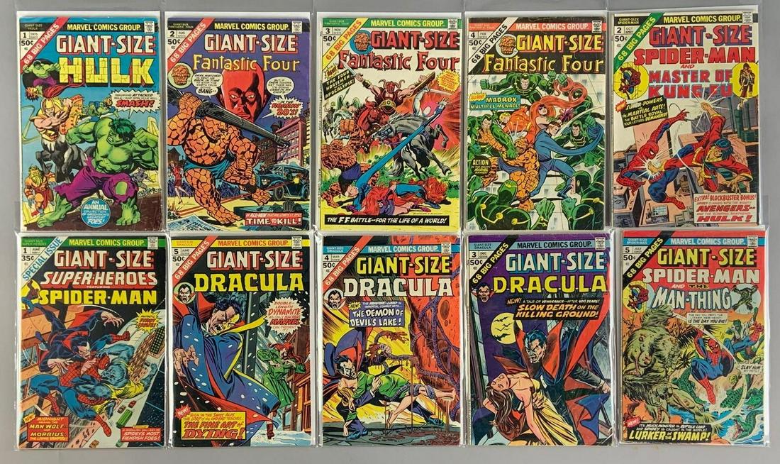 Group of 10 Marvel Comics Giant Size Comic Books (1 of 5)