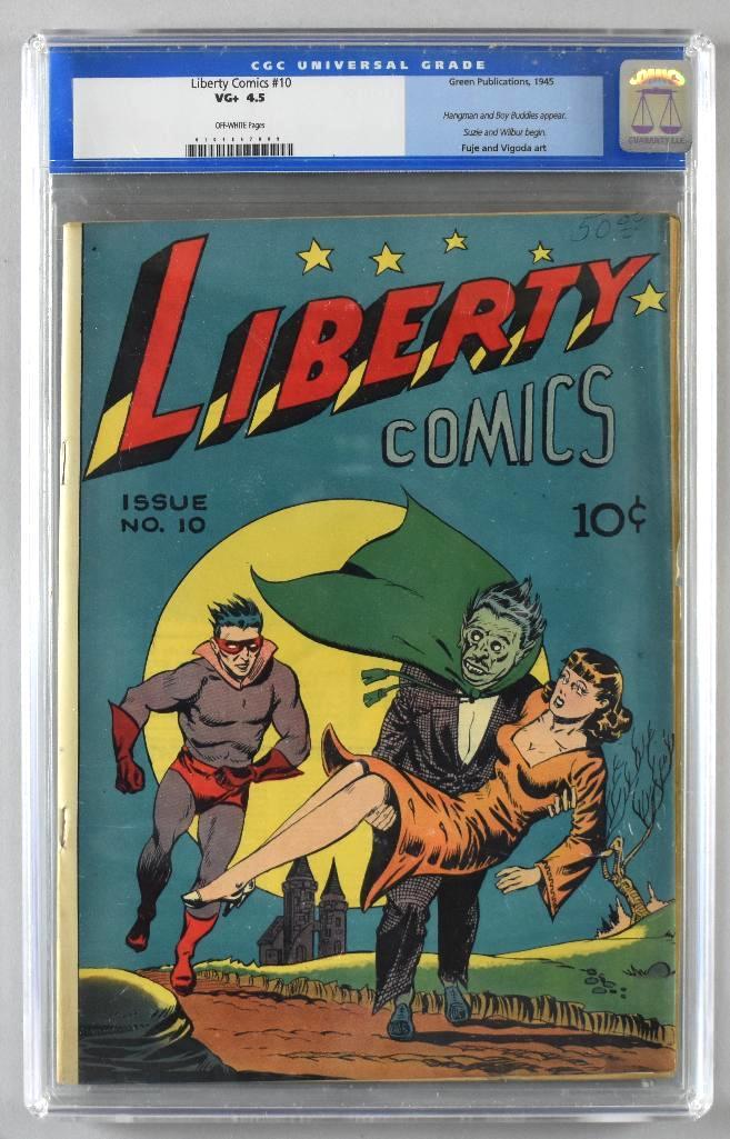 CGC Graded Liberty Comics No. 10 Comic Book (1 of 3)