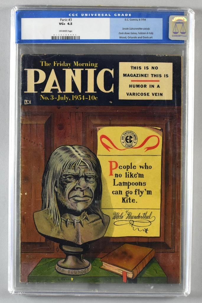 CGC Graded EC Comics Panic No. 3 Comic Book (1 of 3)