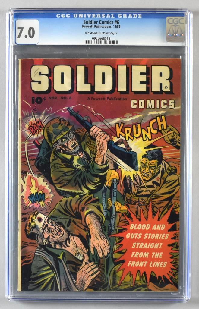 CGC Graded Soldier Comics No. 6 Comic Book (1 of 3)