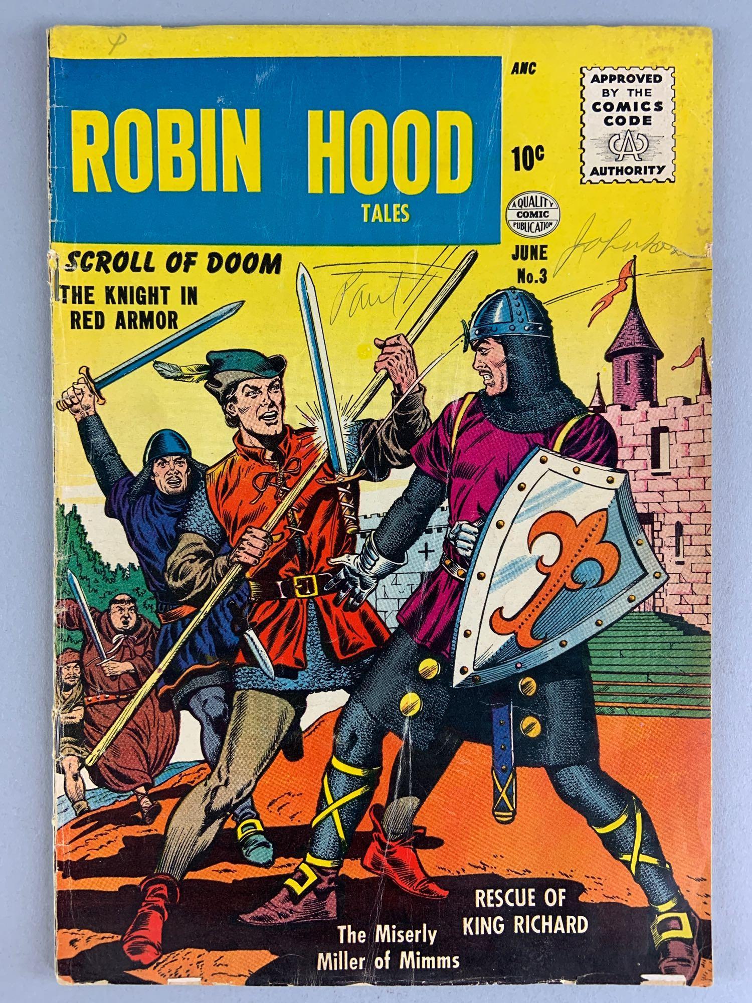 Quality Comics Robin Hood Tales No. 3 Comic Book (1 of 8)