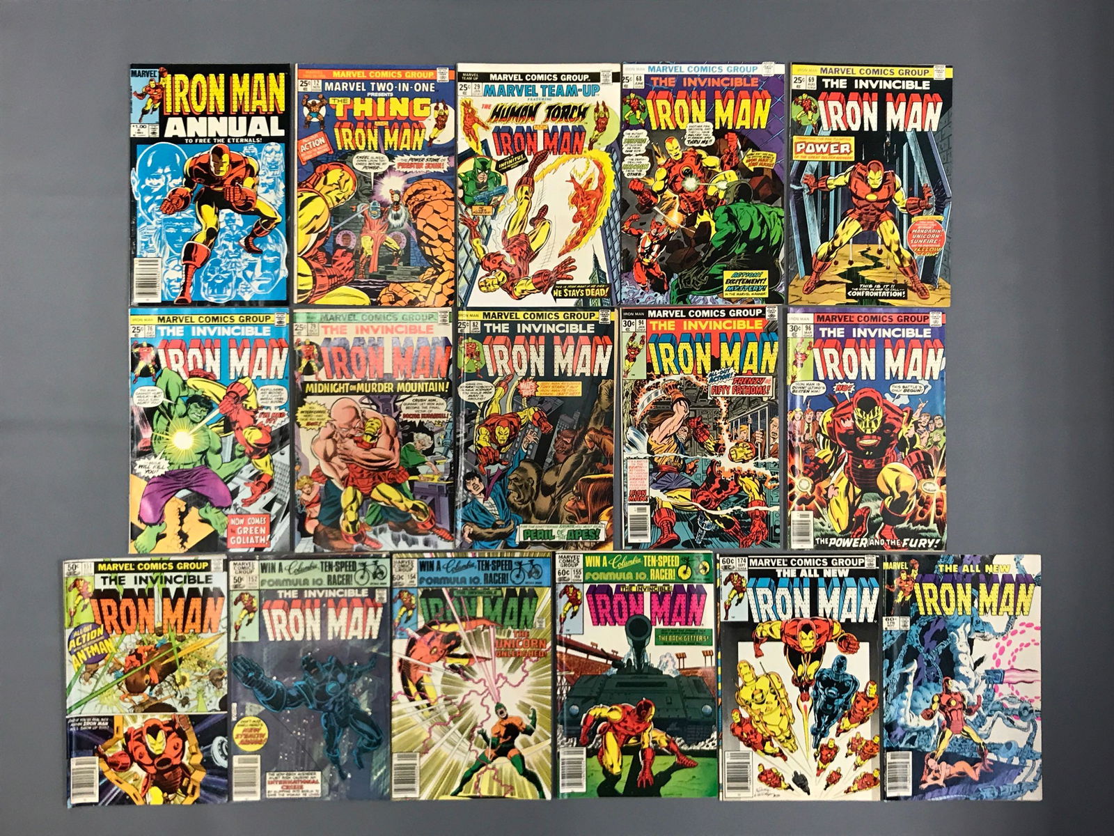 Group of 16 Marvel Comics Iron Man Comic Books (1 of 6)