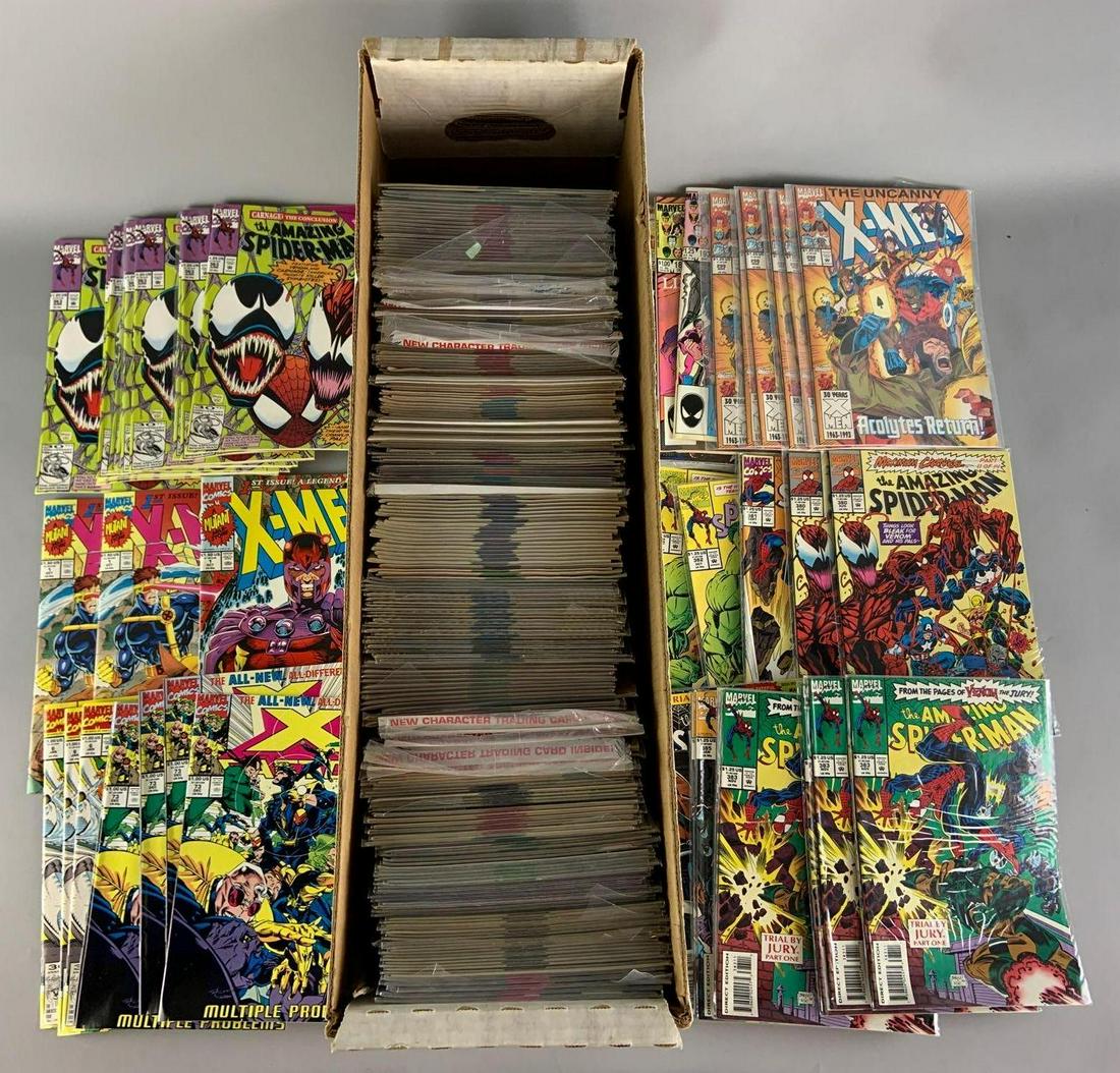 Long Box of Approximately 500 Plus Marvel Comic Books (1 of 4)