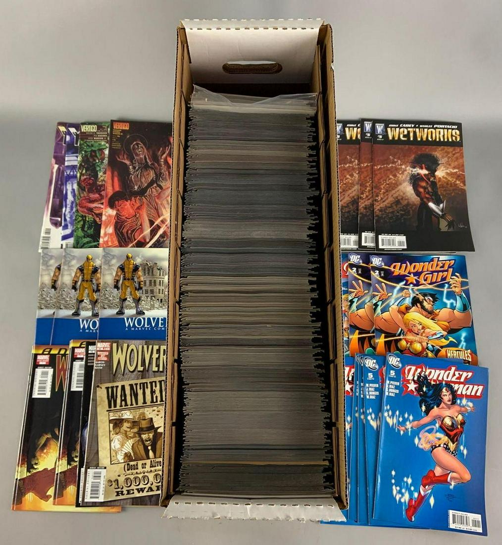 Long Box of Approximately 500 Plus Comic Books (1 of 4)