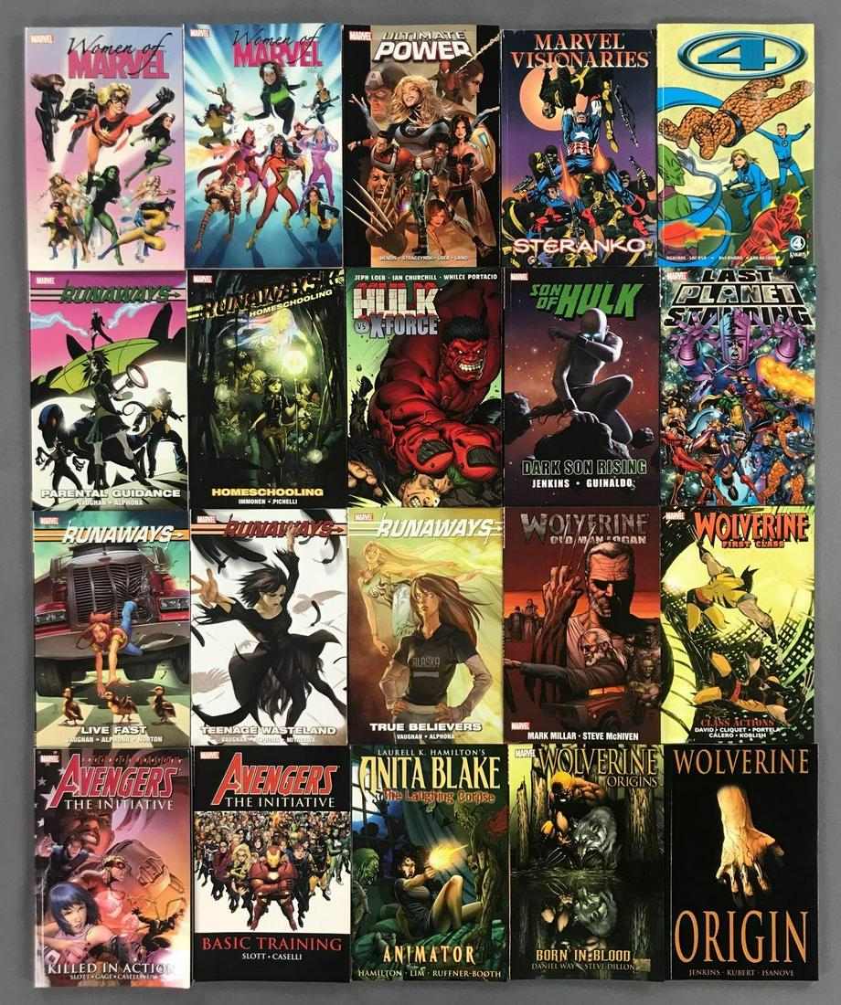 Group of 20 Marvel Trade Comics (1 of 5)
