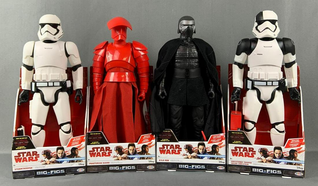 Group of four Star Wars the last Jedi big figs (1 of 3)