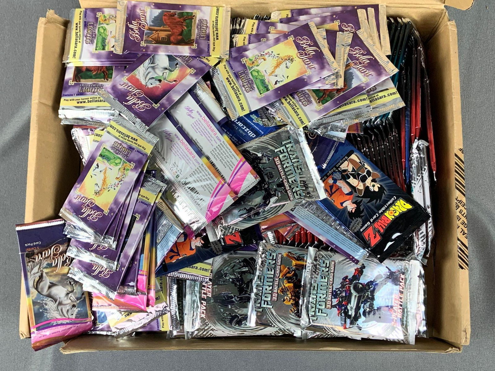 Large group of collectible card game packs (1 of 4)