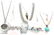 Lot of 7: Silver and Sparkle Necklaces and Bracelets - - 2
