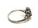 14k White Gold Deep Blue Spinel and Diamond Ring - 5