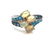 Sterling Silver Multi-color Spinel and Opal Ring - 2