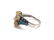 Sterling Silver Multi-color Spinel and Opal Ring - 3