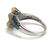 Sterling Silver Multi-color Spinel and Opal Ring - 6