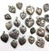 Lot of Victorian Sterling Silver Puffy Heart Charms - 2