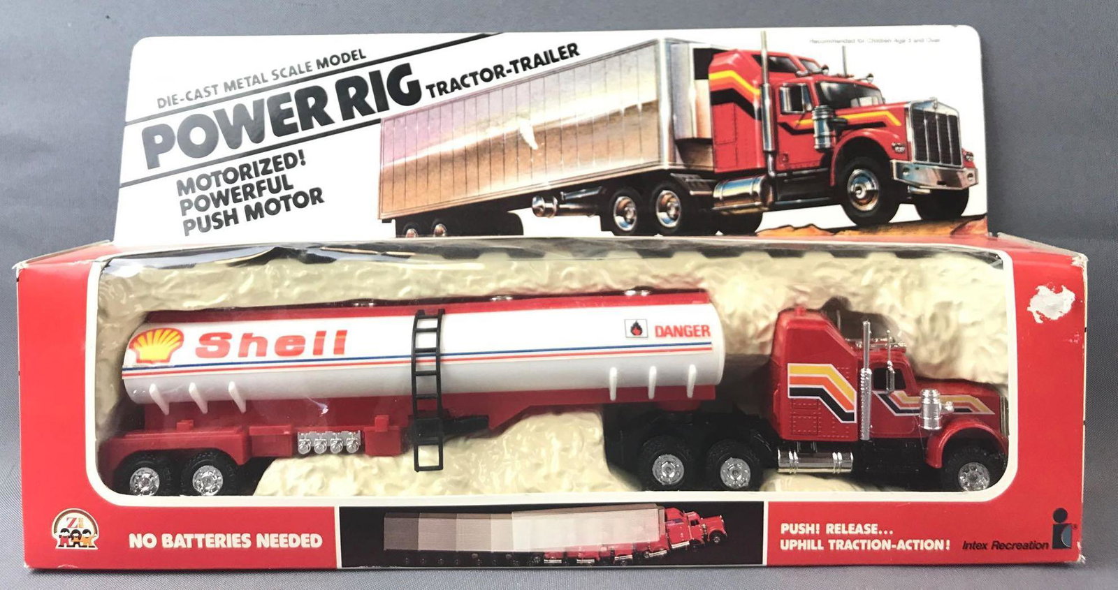 Zee Toys Power Rig Tractor-Trailer Die-Cast Vehicle: New in Original Packaging