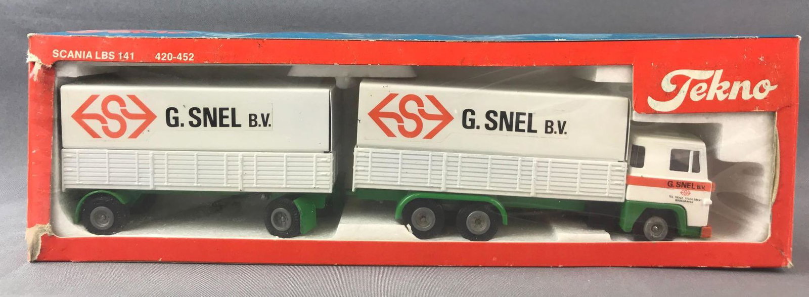 Tekno Tractor Trailer Die-Cast Vehicle in Original: Made in Holland