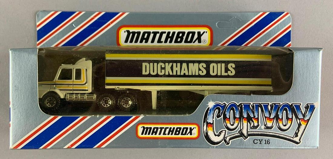 Matchbox convoy CY 16 diecast vehicle in original: Duckham oils, 1983 matchbox
