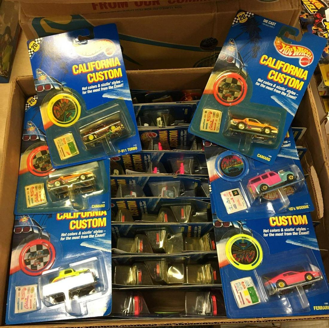 Group of 50 Plus Hot Wheels California Customs in: Diecast and Plastic,includes 57 Chevy,34 Ford,40Õs woodie and More
