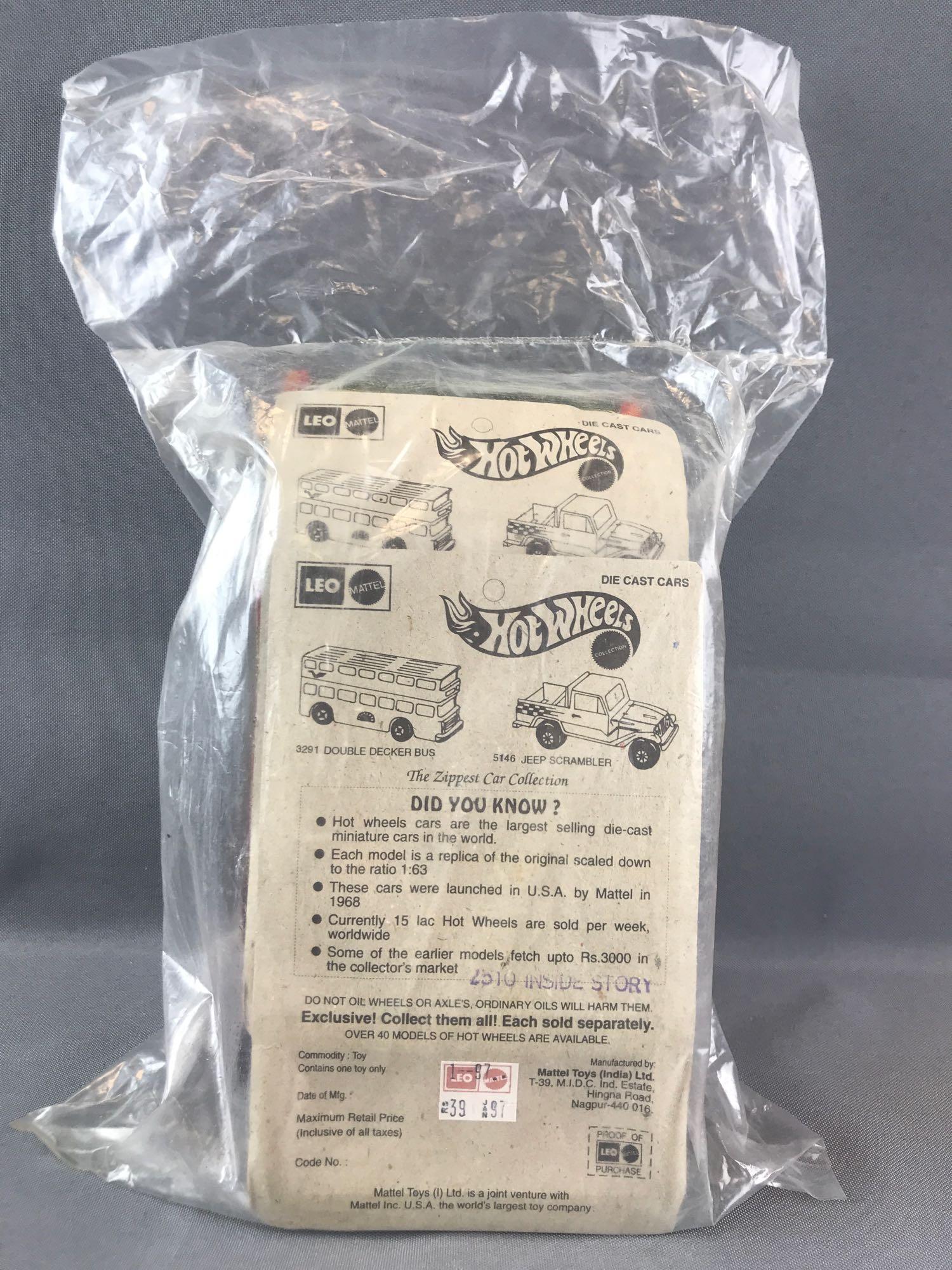 Sealed Shipping Bag of 8 Leo Mattel No. 2510 Inside: White body, MOC