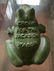 Antique Jackson Wagon Cast Iron Frog Doorstop