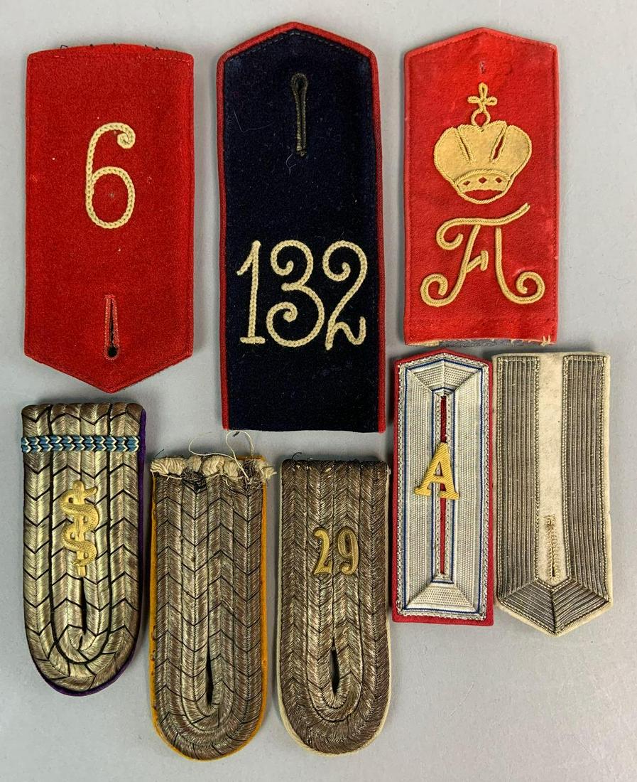Collection of 8 Imperial German Shoulder Straps (1 of 4)