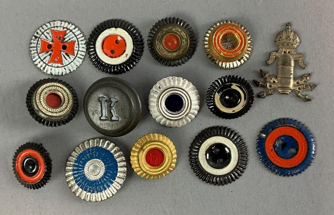 WW1 German and Austrian Cap Device Collection (1 of 2)