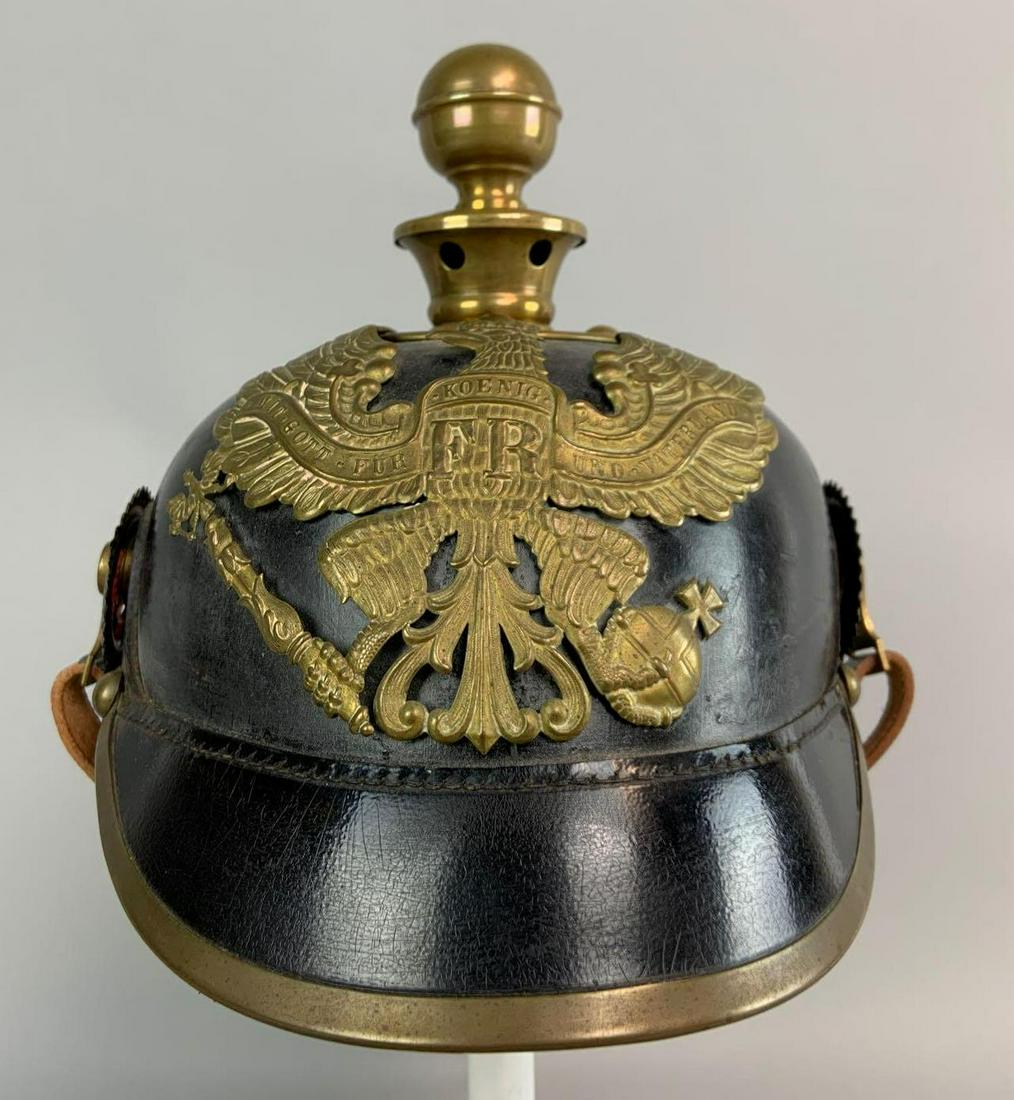 Prussian Pre War Artillery Pickelhaube (1 of 8)
