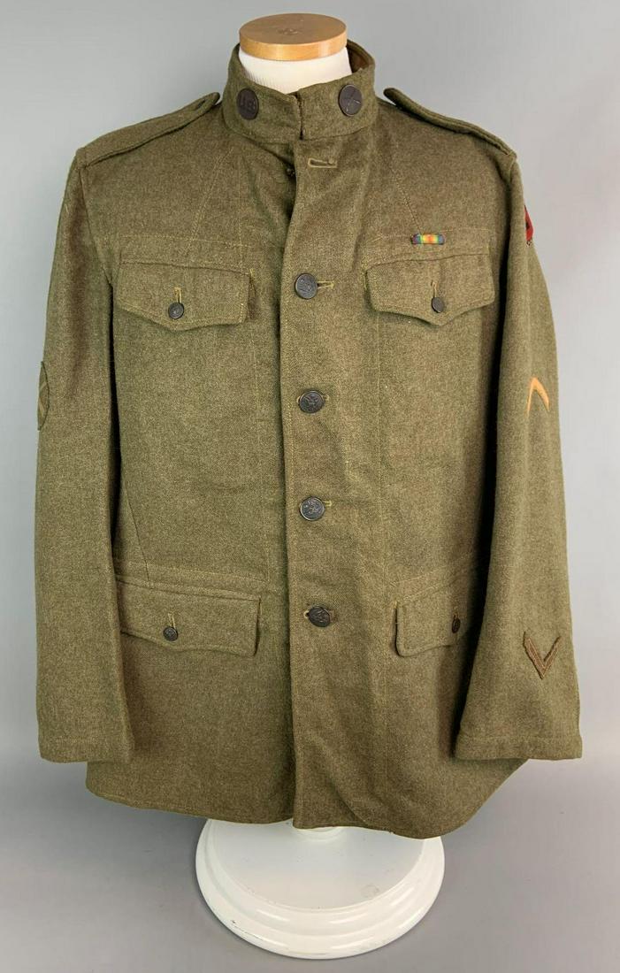 WW1 US 9th Corps British Made Tunic (1 of 12)
