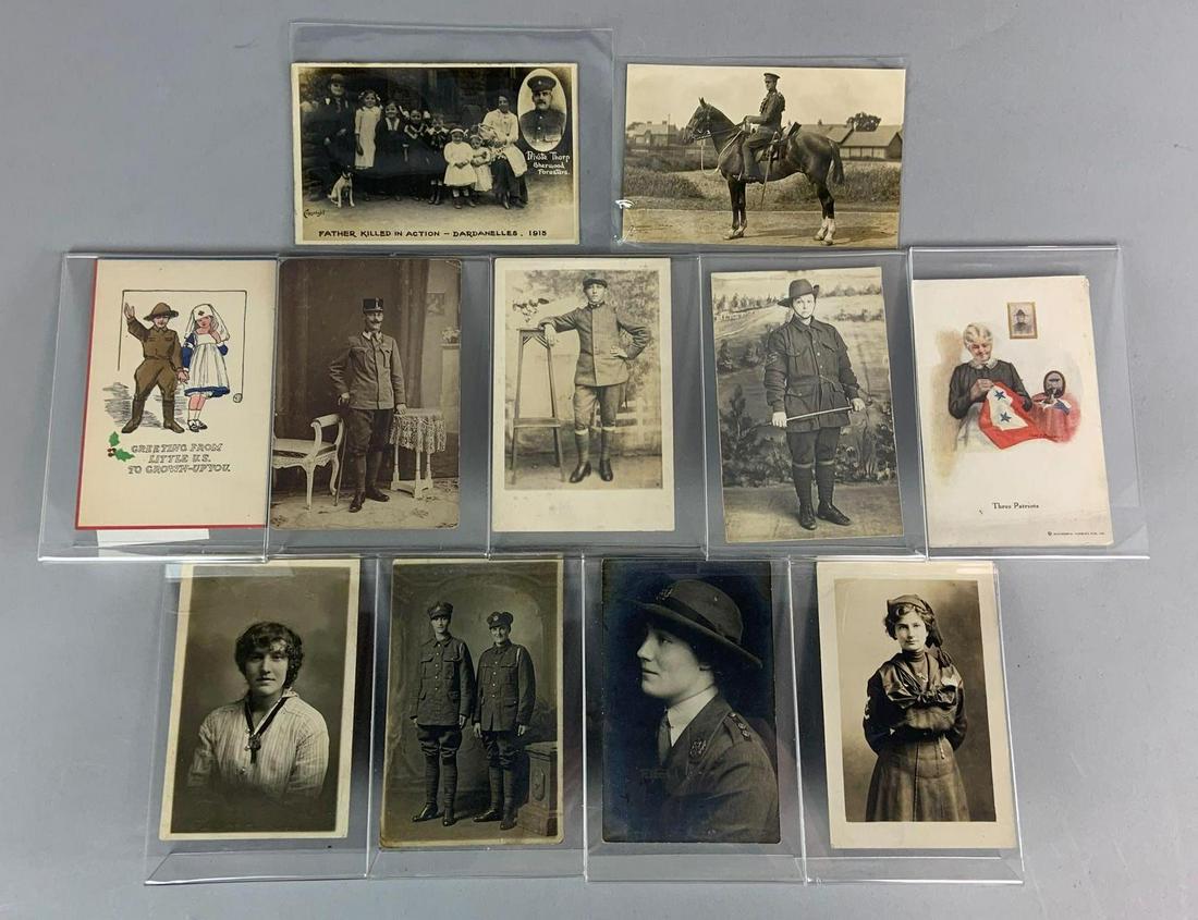 Lot of 11 Original WW1 Postcards and Photos (1 of 7)