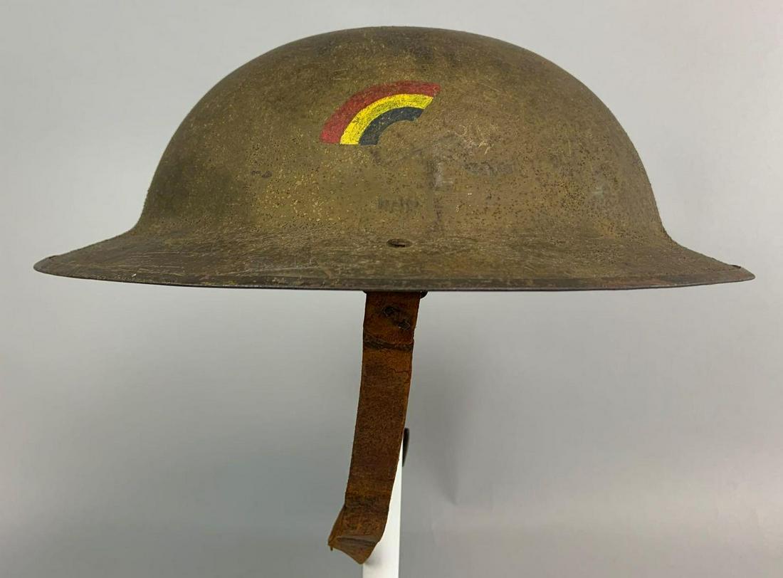 WW1 US 42nd Division Helmet (1 of 9)