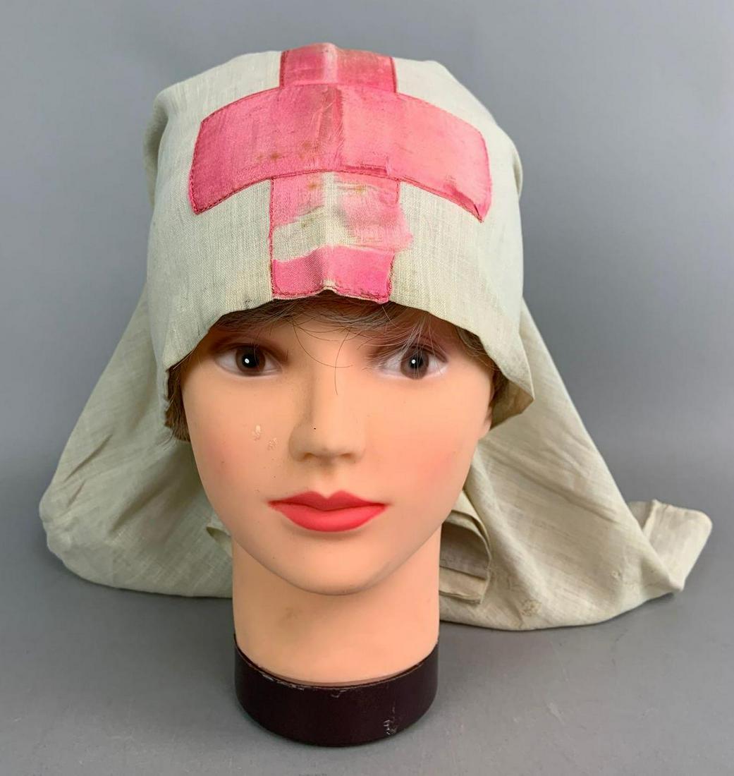 Original WW1 Red Cross Nurses Quaff with Display Head (1 of 6)