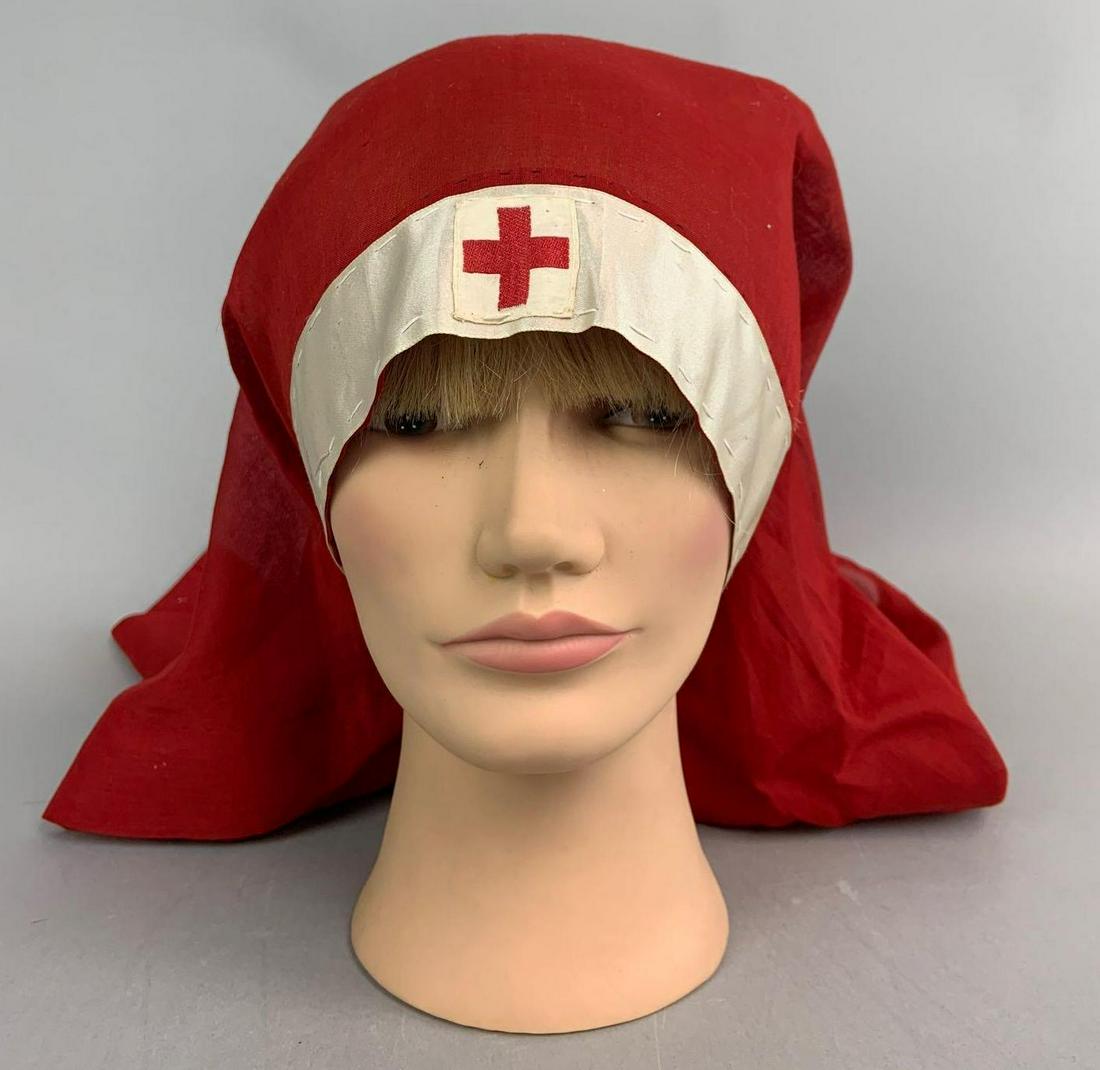 Original WW1 Red Cross Nurses Quaff with Display Head (1 of 6)