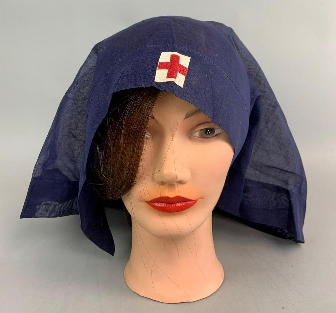 Original WW1 Red Cross Nurses Quaff with Display Head (1 of 6)