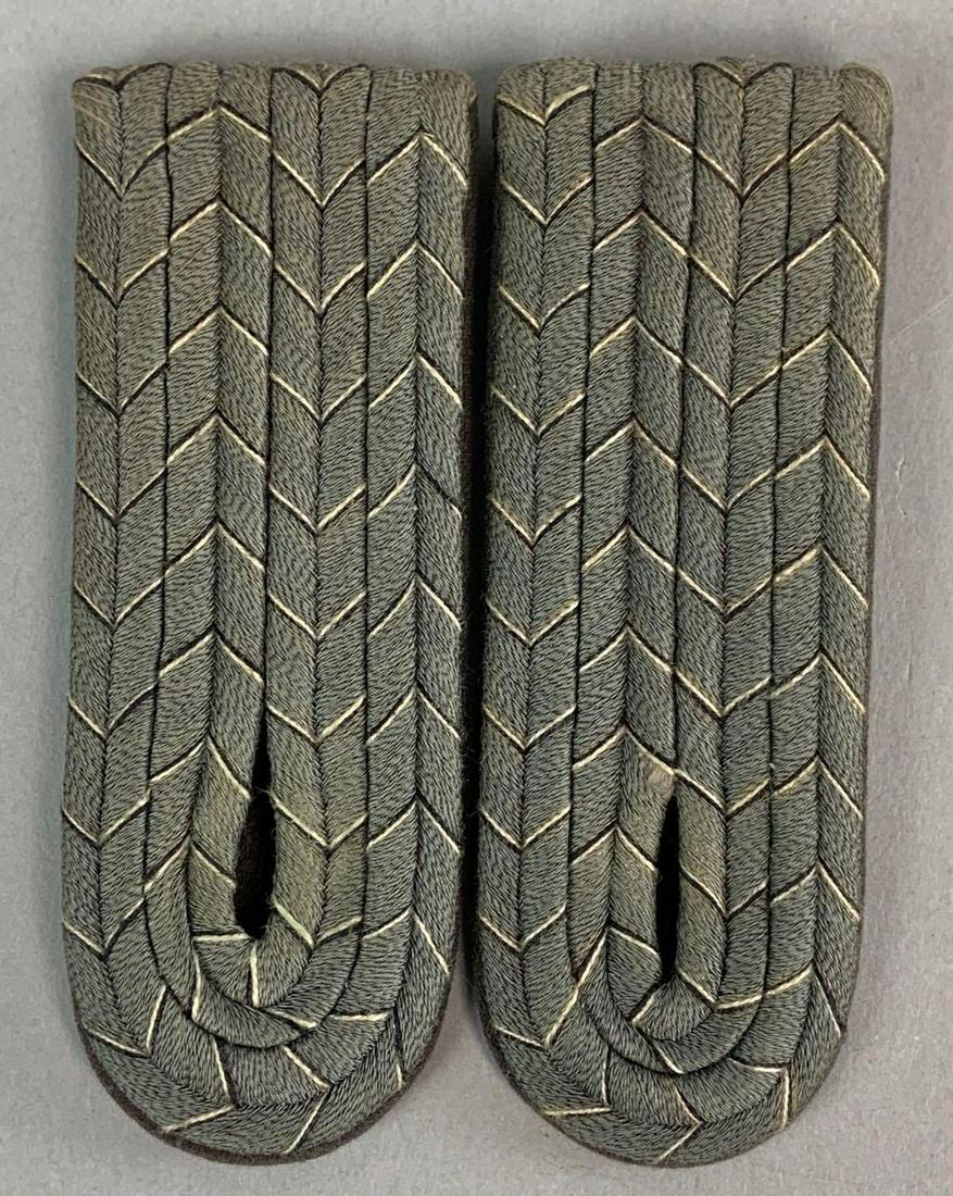 WW1 German Matched Pair of Officer Prussian Field Gray: Slip on, Mint Condition