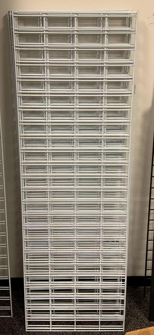 Group of 7 white grid wall panels: 24 x 73 inches each. No shipping, Great for Shows and Store Front Displays,ÊBrand New they are Over $10-15 a Piece