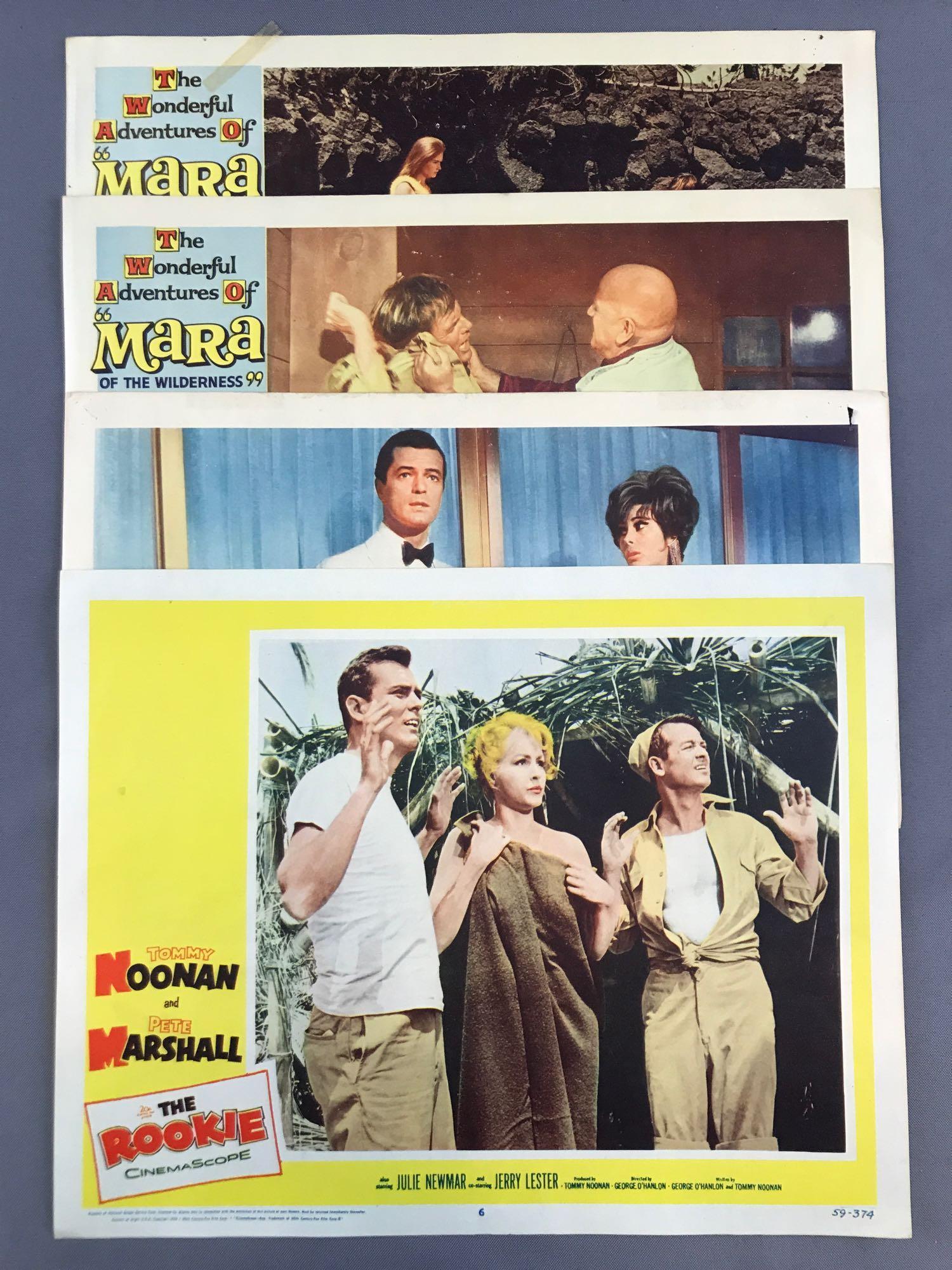 Group of 4 vintage 1950s and 1960s Movie Lobby Cards (1 of 5)