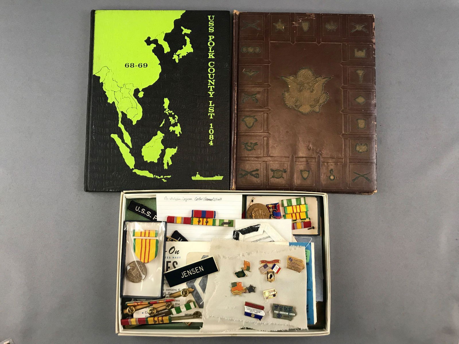 Group of 50+ pieces assorted vintage Military (1 of 9)