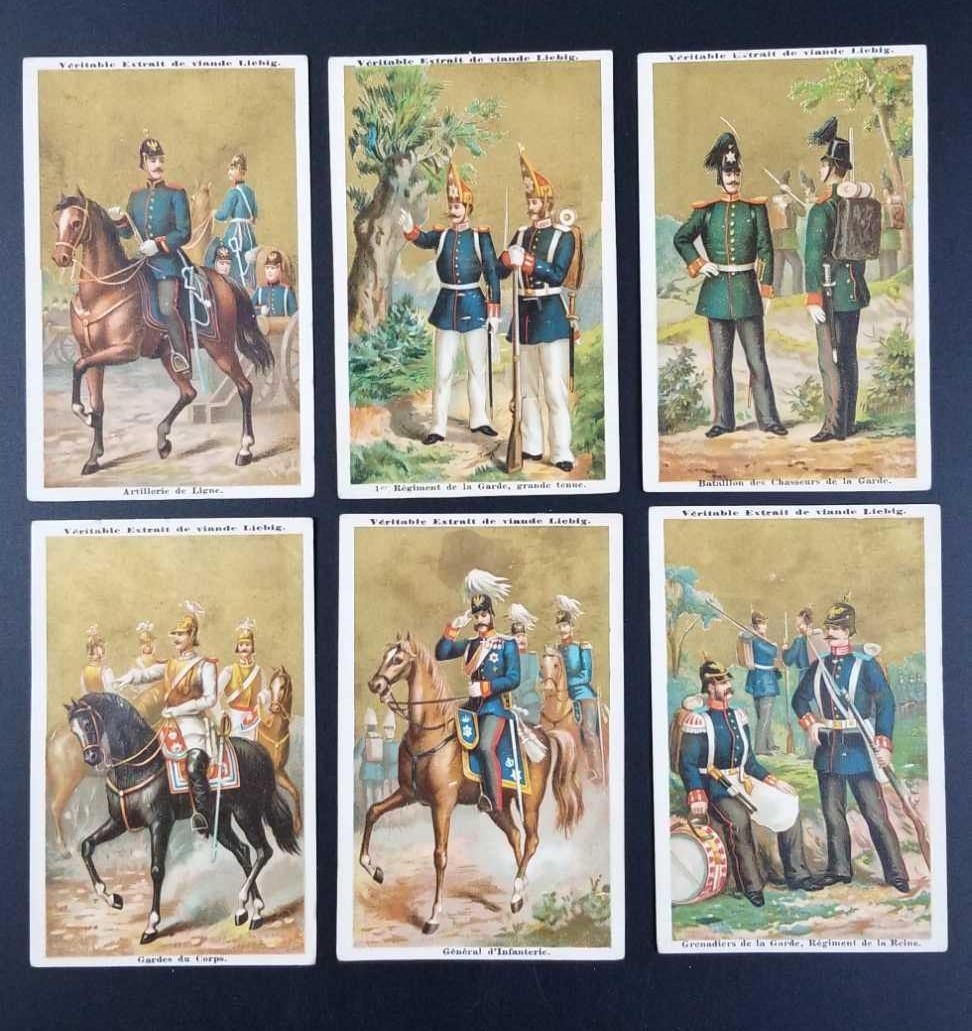 Complete Set S126 French Liebig Advertising Trade Cards (1 of 3)