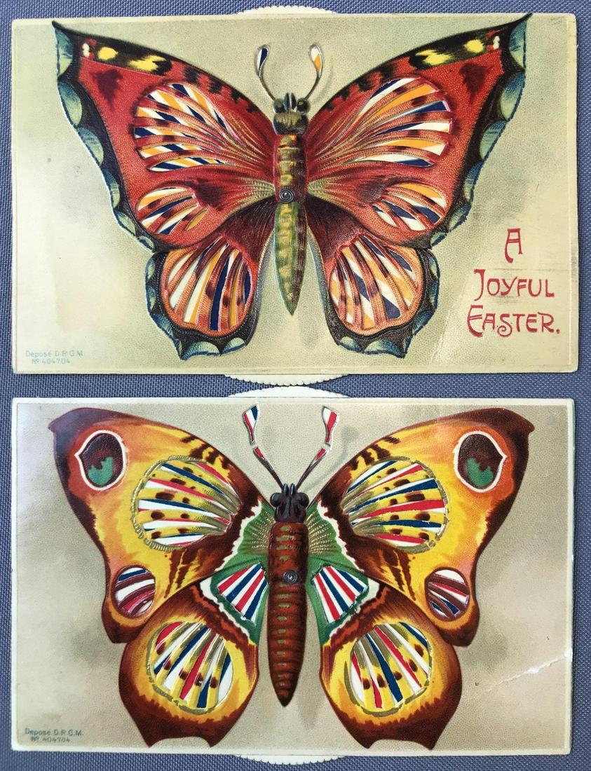 Postcards-Kaleidoscope: Group of 2, Butterflies, Easter