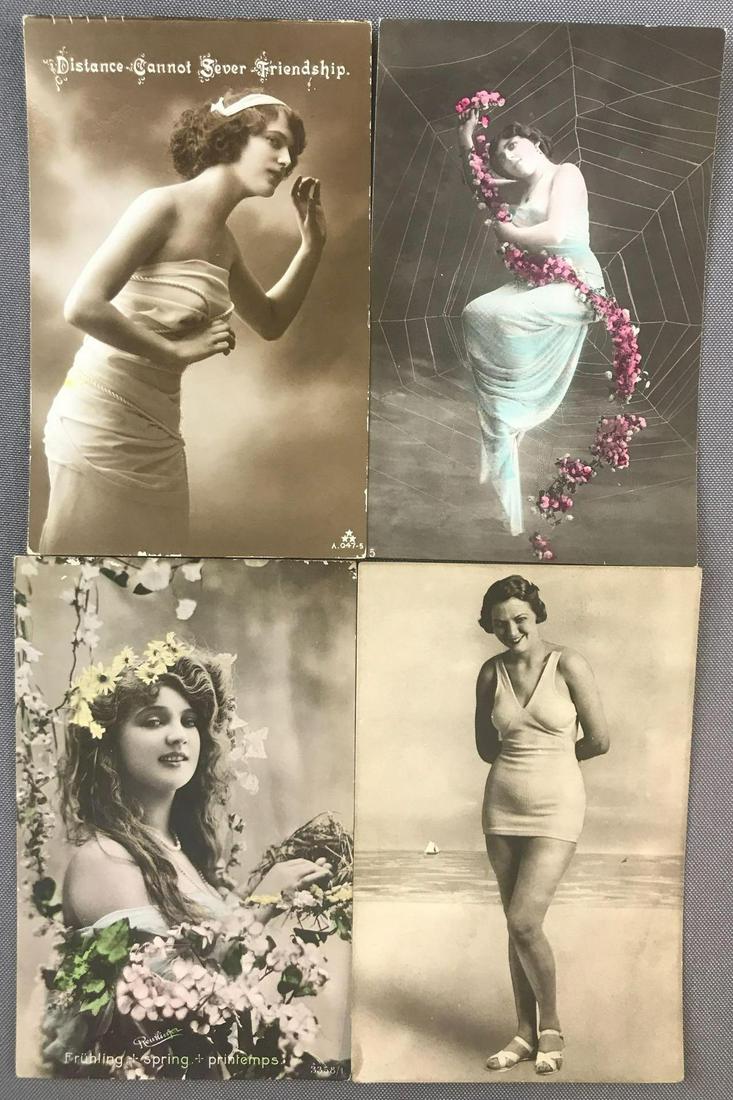 Postcards-Women, Bathing Beauties, Comic, Actresses (1 of 6)
