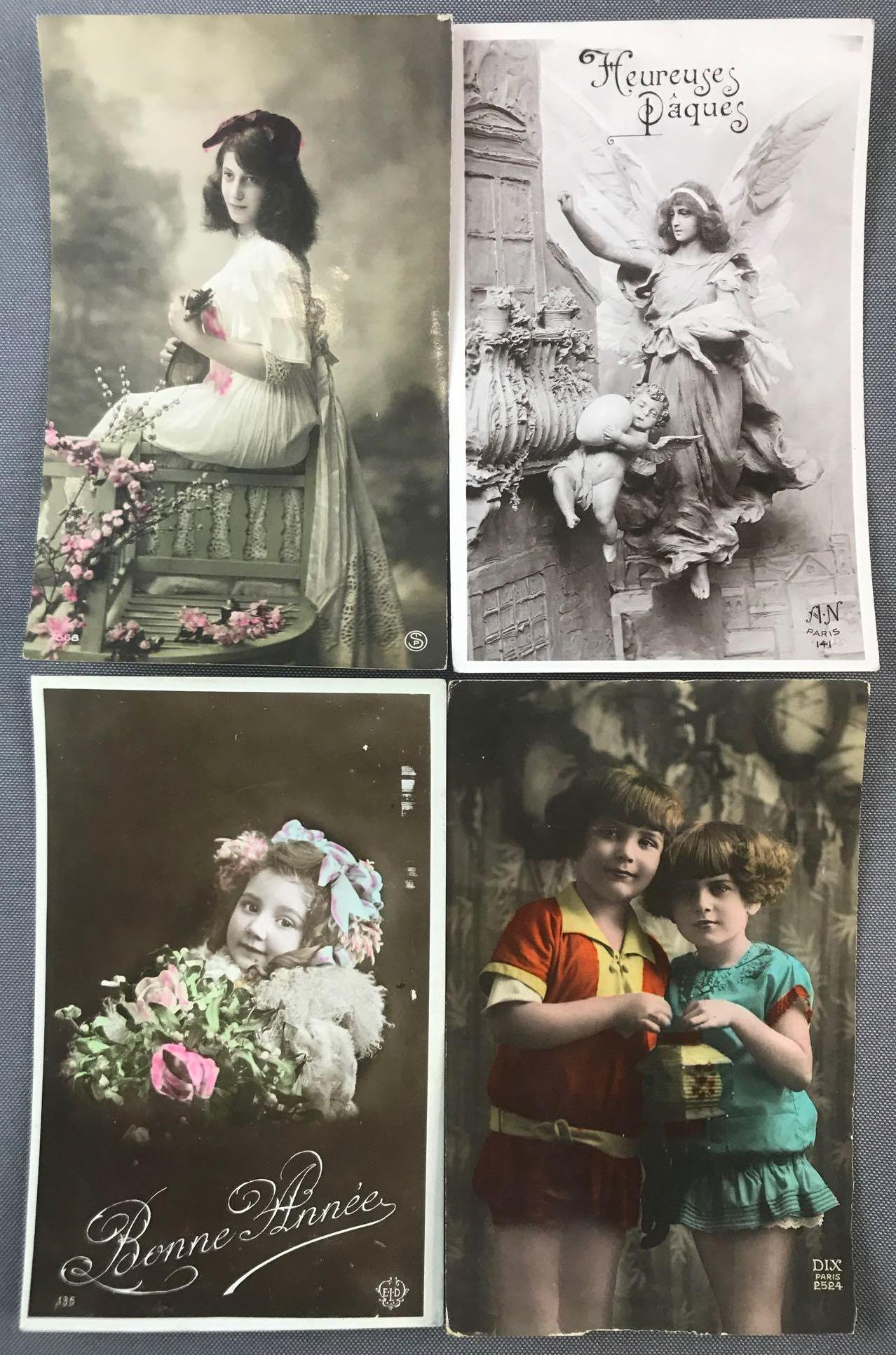 Postcards-Box Lot French (1 of 4)