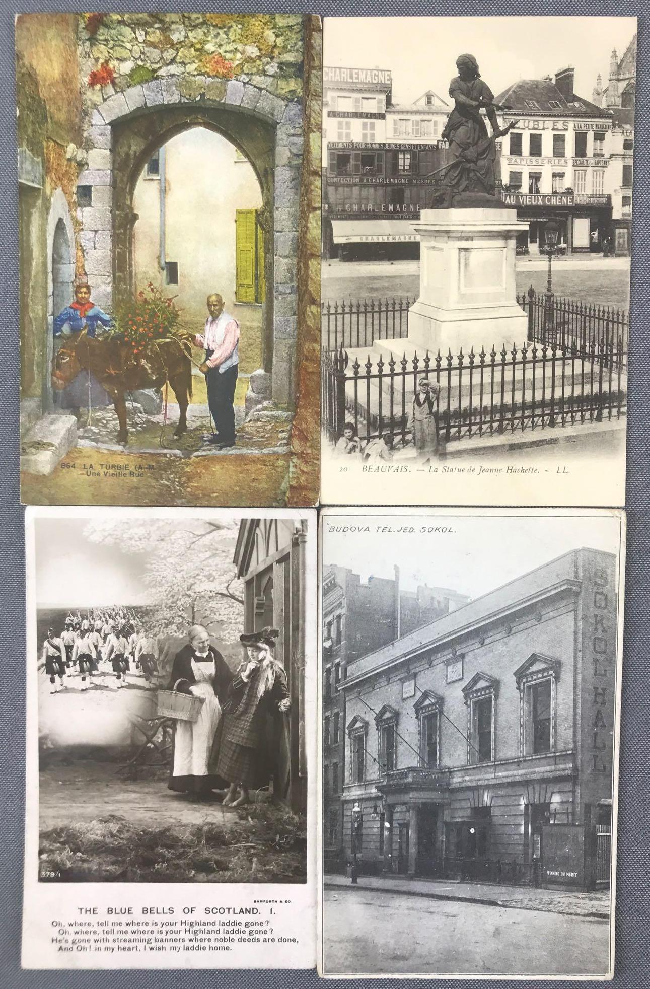 Postcards-Box lot Foreign (1 of 3)