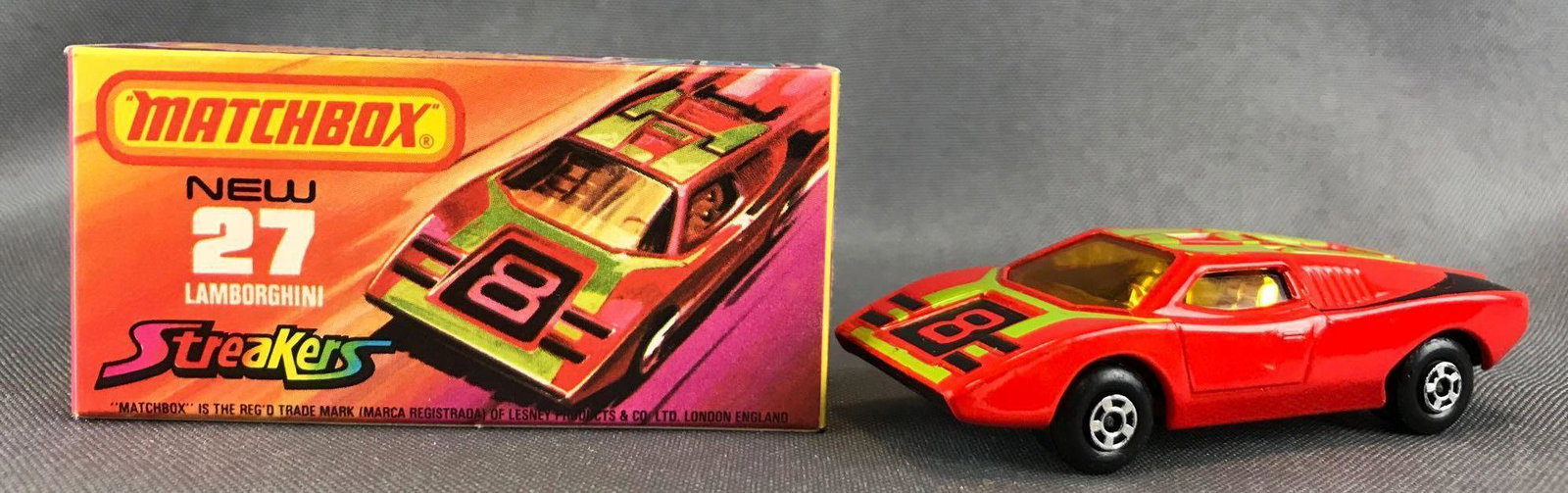 Matchbox Streakers No. 27 Lamborghini Countach Die-Cast (1 of 9)