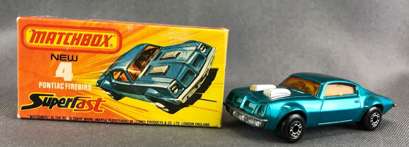 matchbox no 4 pontiac firebird