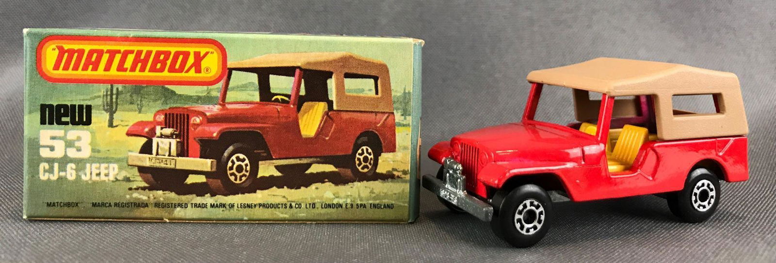 Matchbox Superfast No. 53 CJ-6 Jeep Die-Cast Vehicle (1 of 9)