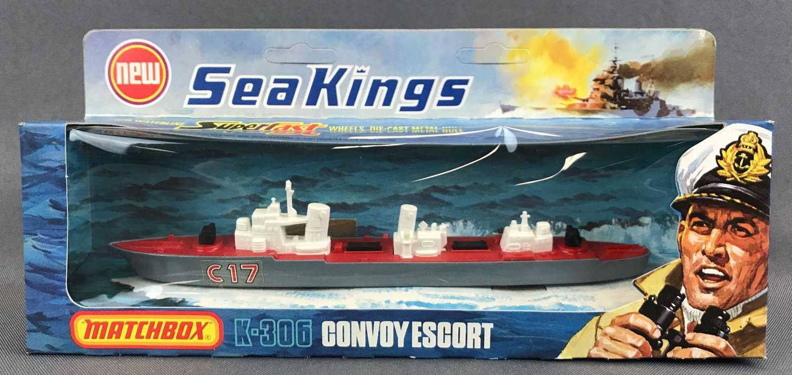Matchbox Sea Kings K-306 Convoy Escort Die-Cast Vehicle: New in original packaging. A Lesney Product. Made in England