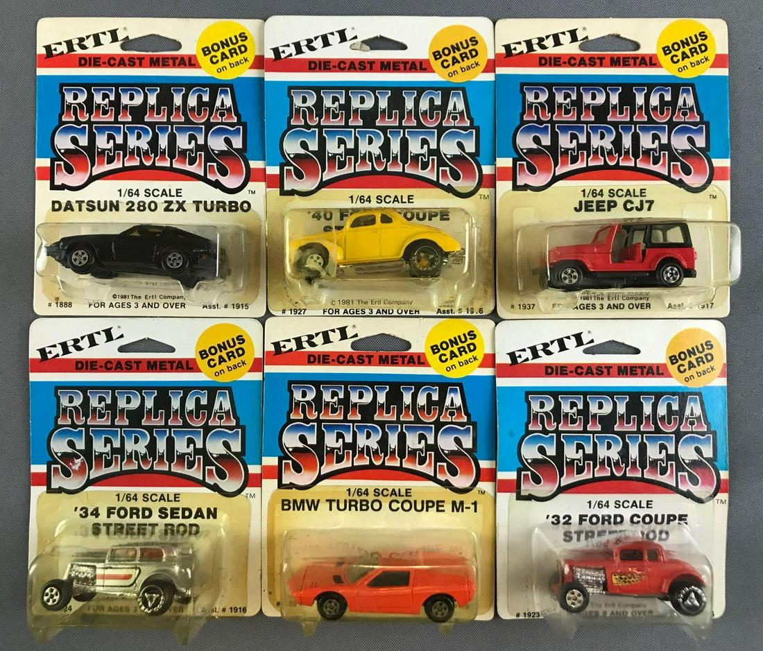 Group of 6 ERTL Replica Series Die-Cast Vehicles in (1 of 5)